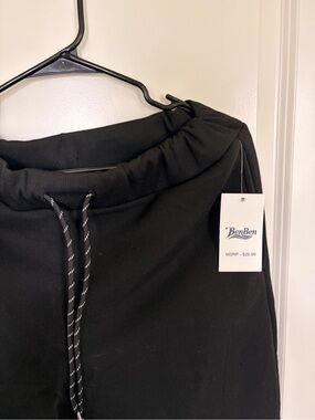 Men's Black Drawstring Joggers